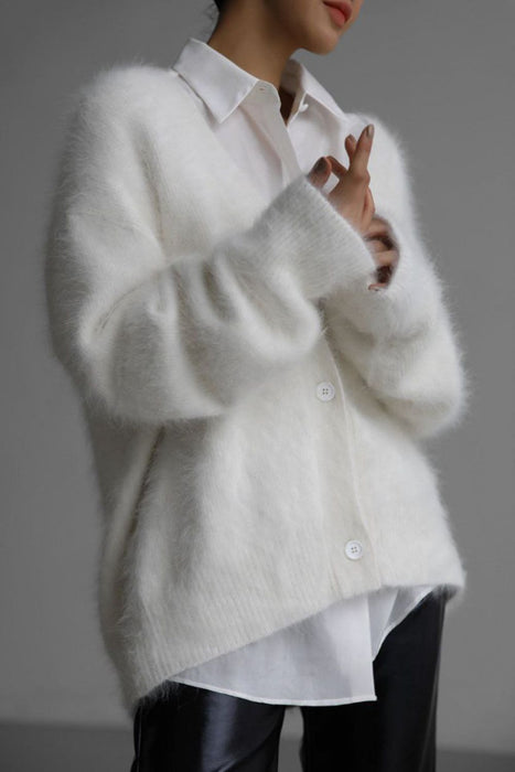 Fuzzy Cardigan | Women