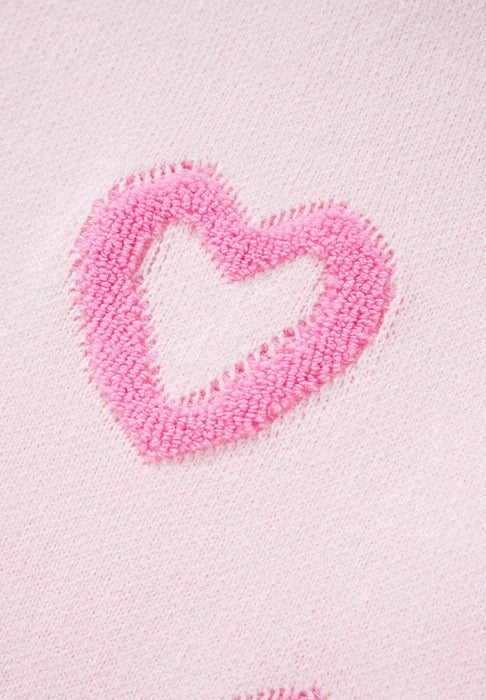 Pink Heart Sweater