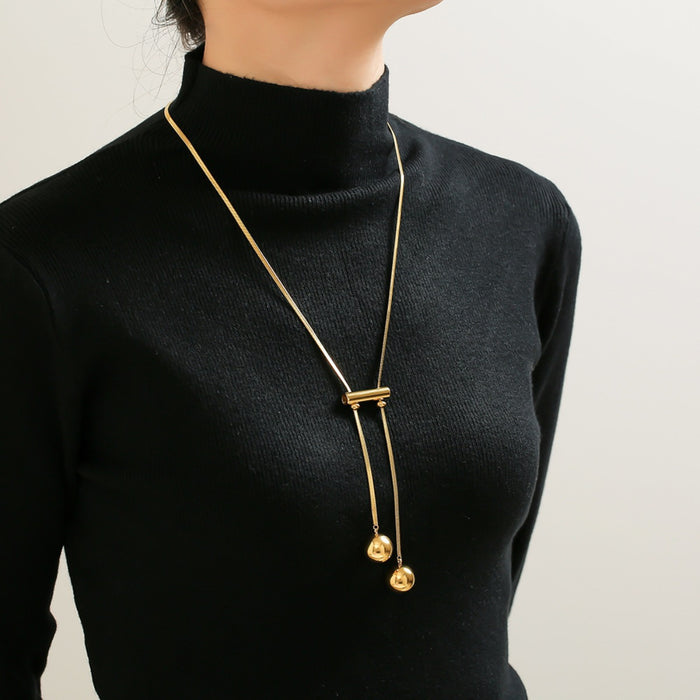 18K Gold-Plated Titanium Necklace