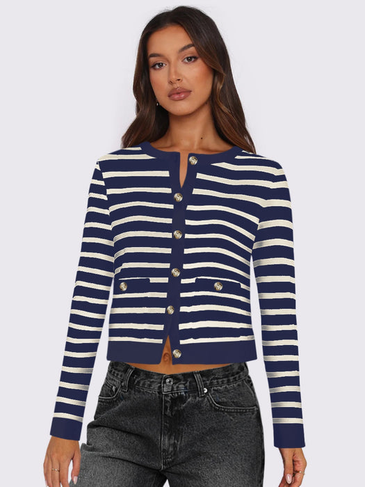 Striped Cardigan