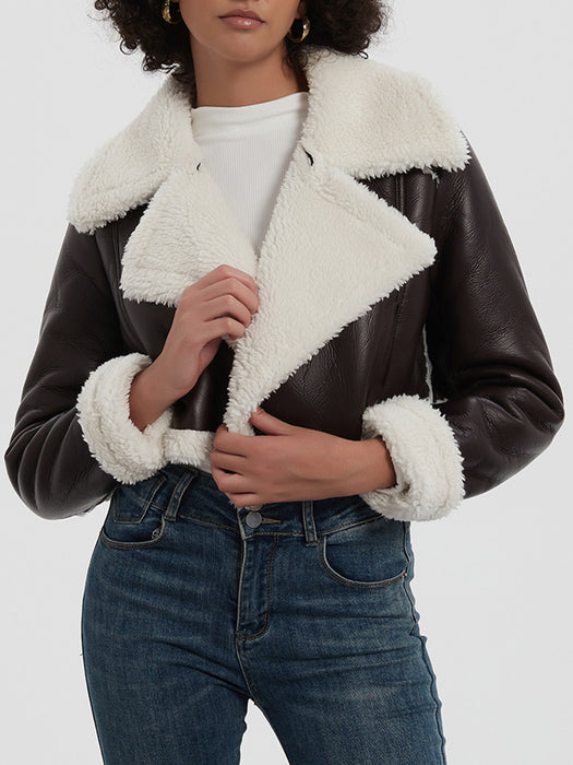 Women's Sherpa Cropped Jacket