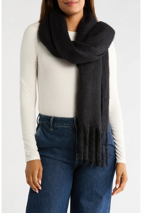 Brushed Knit Winter Scarf | Cozy Cold-Weather Wrap