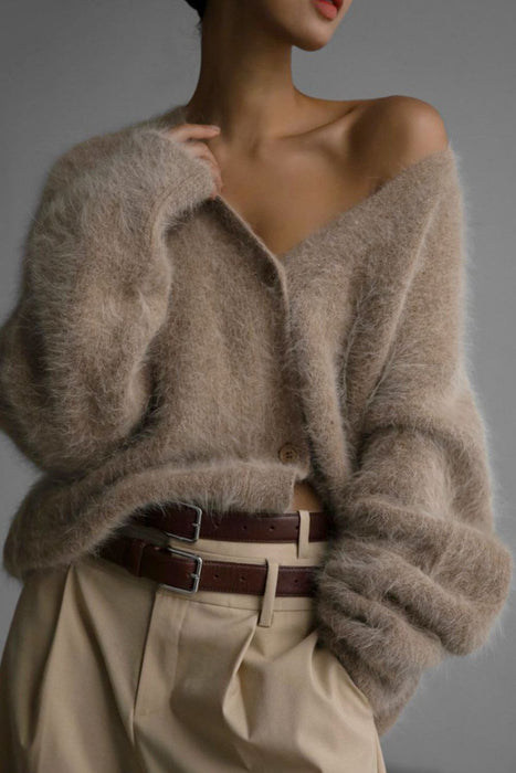 Fuzzy Cardigan | Women