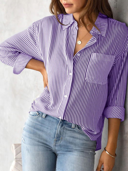 Striped Collared Shirt