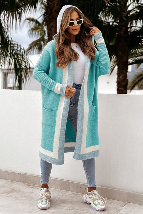 Long Hooded Cardigan