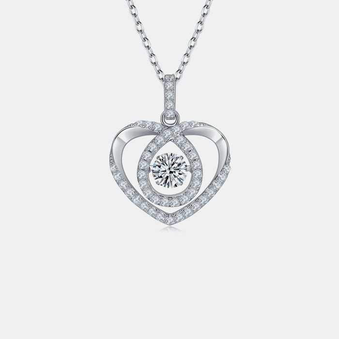 Moissanite  Heart Shape Necklace