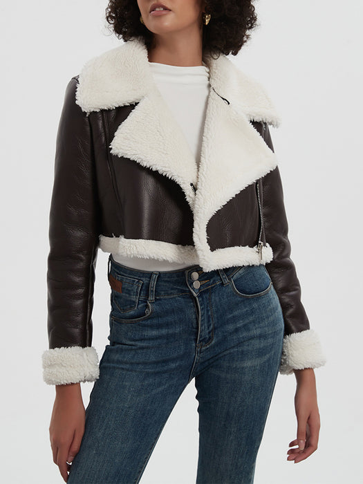 Women's Sherpa Cropped Jacket