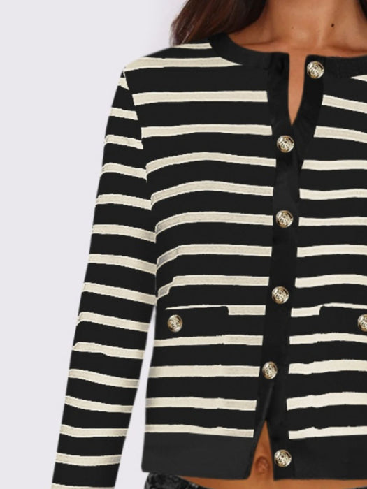 Striped Cardigan