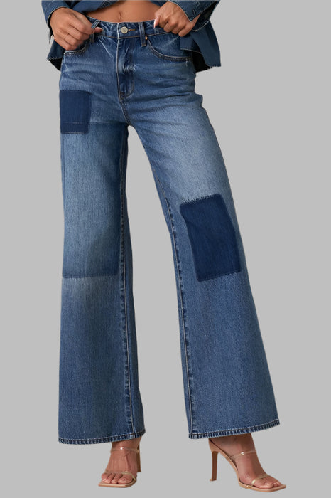 RELAXED WIDE LEG JEANS