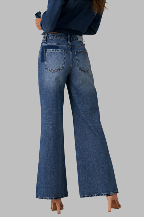 RELAXED WIDE LEG JEANS