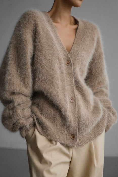 Fuzzy Cardigan | Women