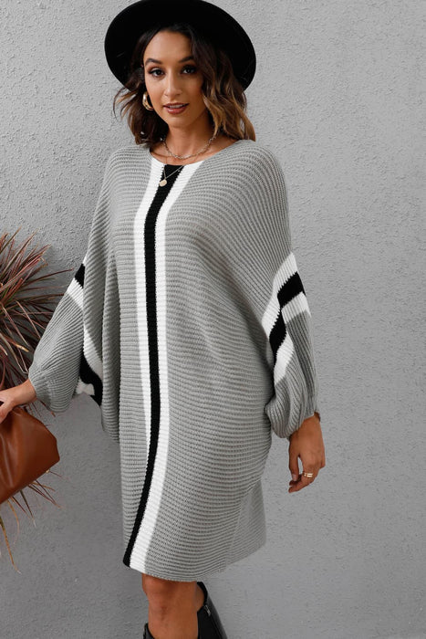 Midi Sweater Dress | Ribbed Sweater Dress