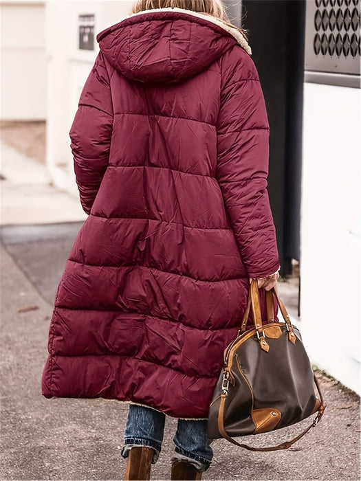 Sherpa Hooded Coat | Women