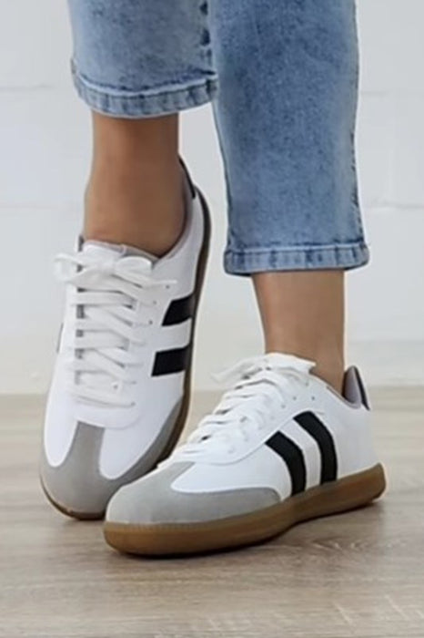 Striped Fashion Sneakers