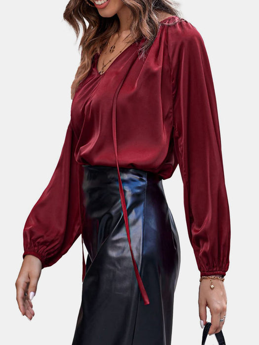 Balloon Sleeve Blouse