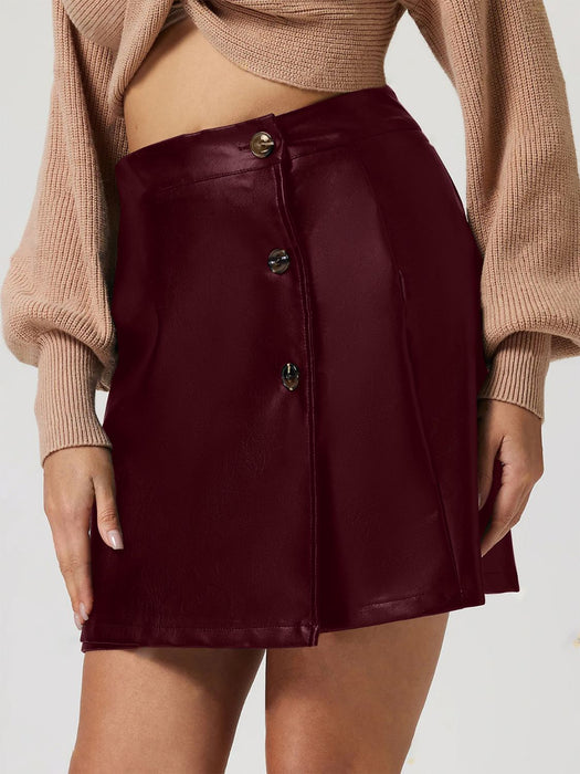 High Rise Mini Skirt