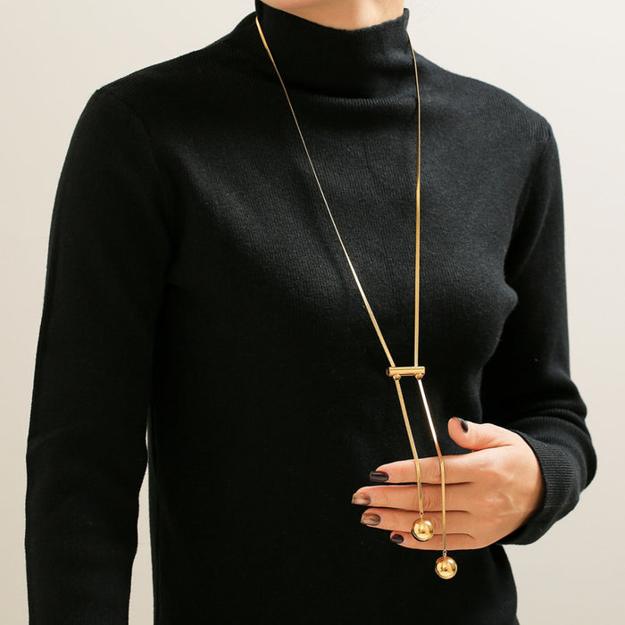 18K Gold-Plated Titanium Necklace