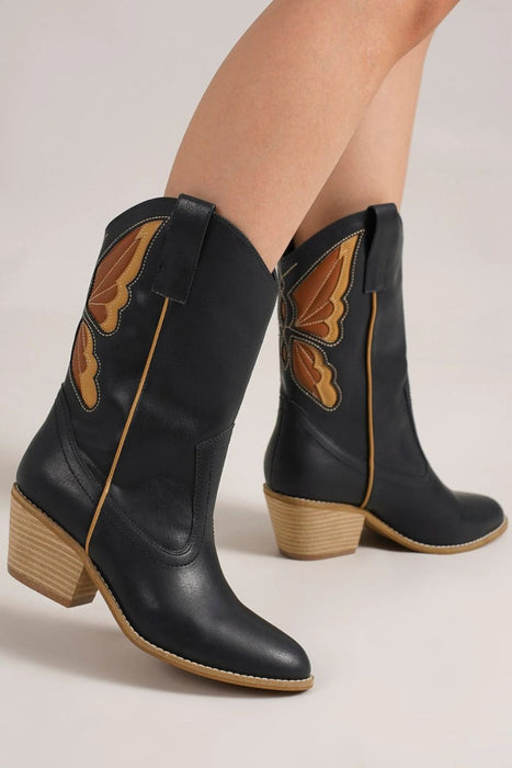 Women's Butterfly Cowboy Boots