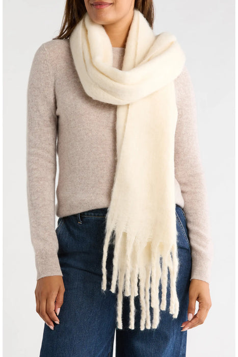 Brushed Knit Winter Scarf | Cozy Cold-Weather Wrap