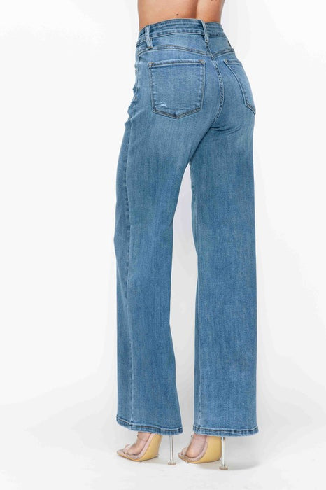 High Rise Wide Leg Jeans