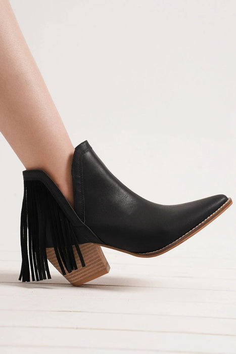 Fringe Ankle Booties | Women