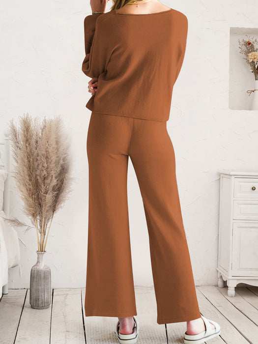 Lounge Top and Drawstring Pants Set | Luxury Loungewear