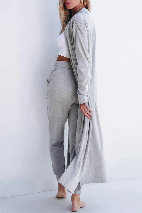 Cardigan and Pants Lounge Set | Loungewear