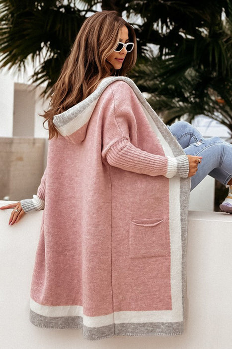 Long Hooded Cardigan