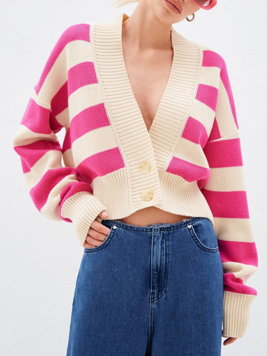 Striped Cardigan