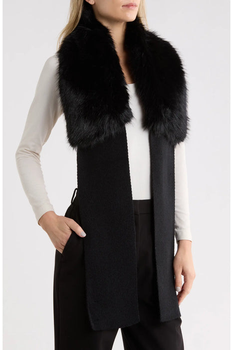 Plush Faux-Fur Scarf | Luxury Long Winter Scarf