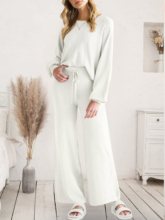 Lounge Top and Drawstring Pants Set | Luxury Loungewear