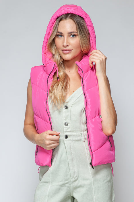 Quilted Hooded Vest