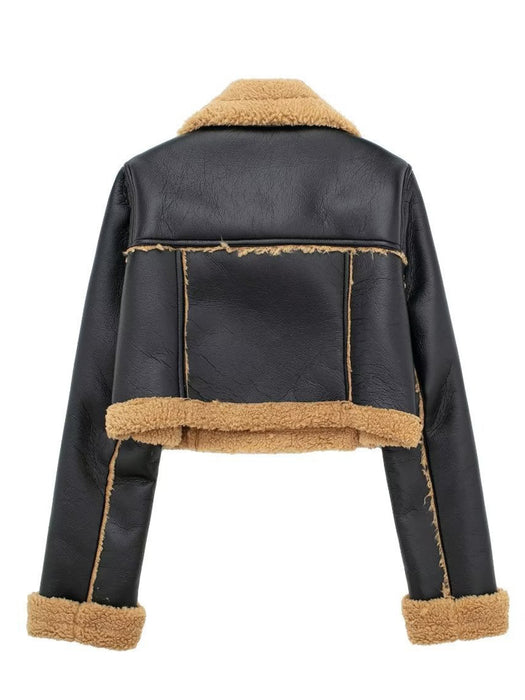 Women's Sherpa Cropped Jacket