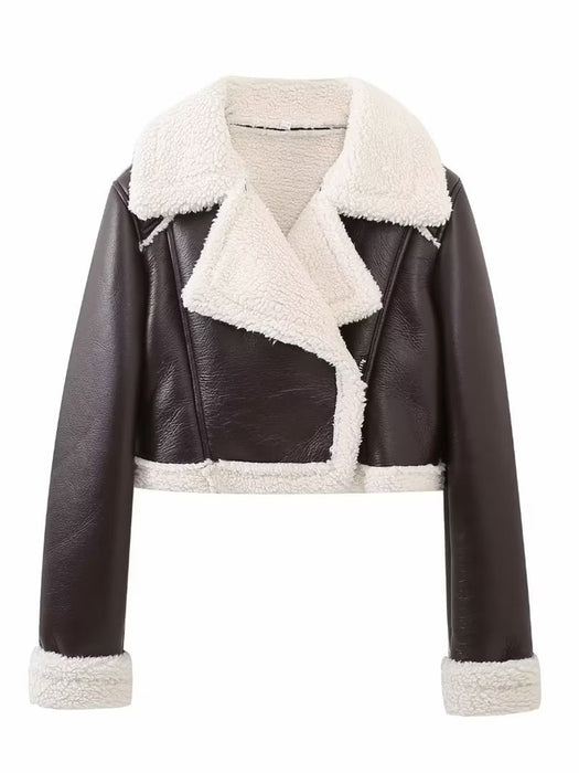 Women's Sherpa Cropped Jacket