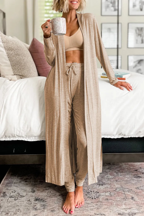 Cardigan and Pants Lounge Set | Loungewear