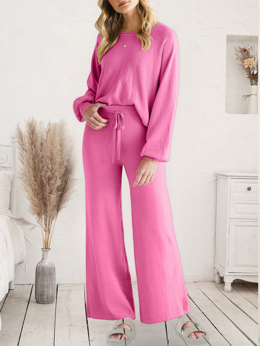 Lounge Top and Drawstring Pants Set | Luxury Loungewear