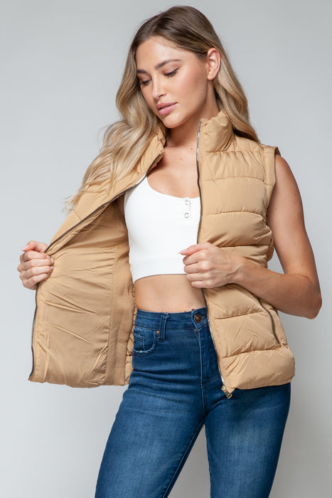 Puff Vest with Pockets