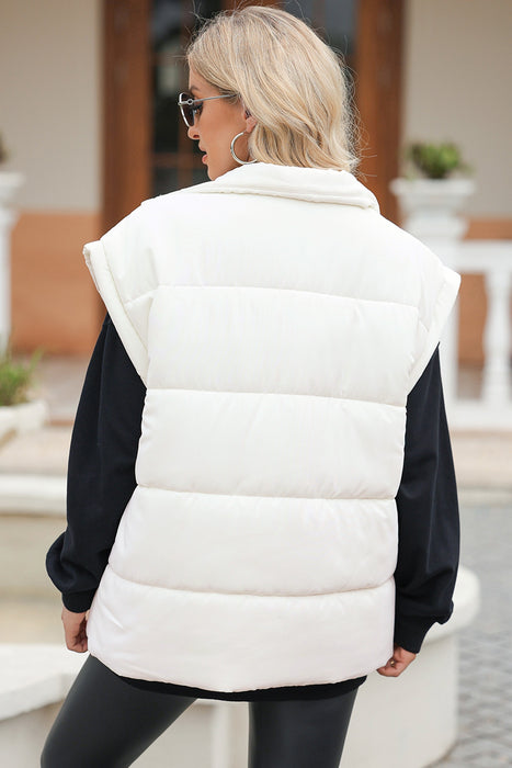 Zip Up Puffer Vests