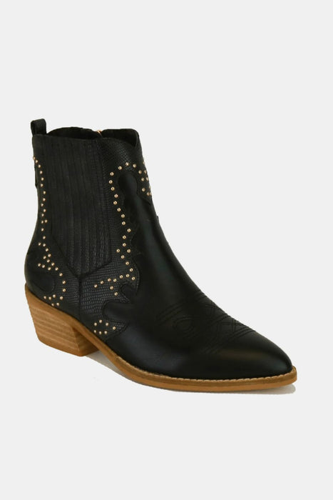 Black Studded Boots | Women