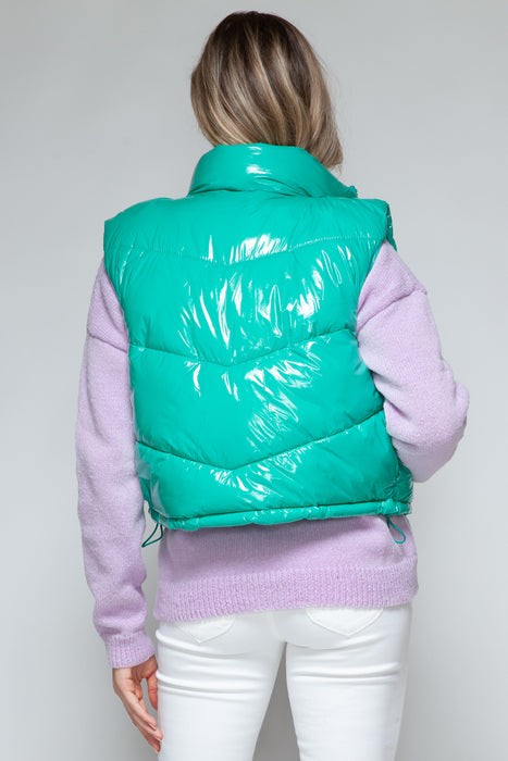 Shiny Quilted Vest