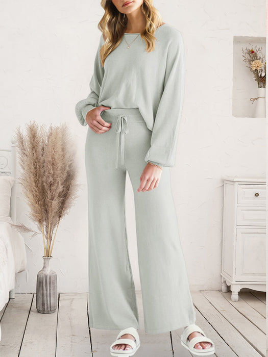 Lounge Top and Drawstring Pants Set | Luxury Loungewear