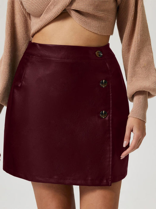 High Rise Mini Skirt