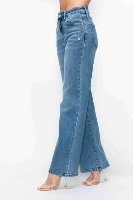 High Rise Wide Leg Jeans