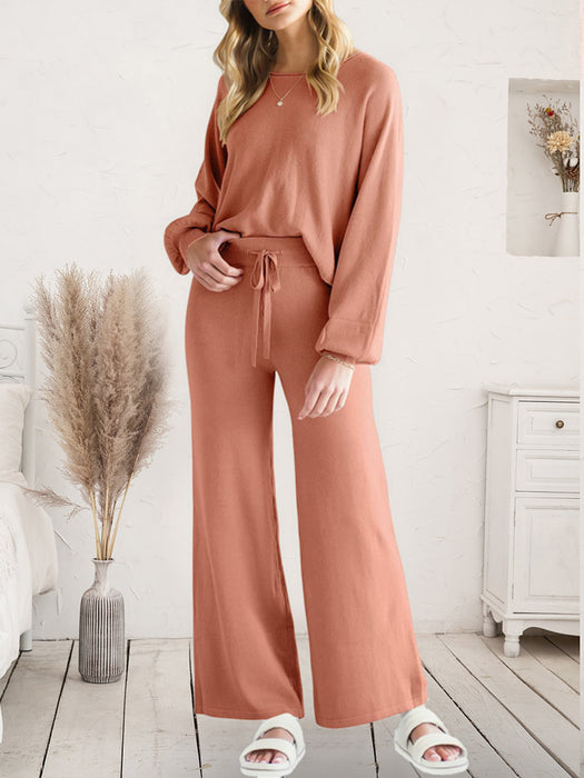 Lounge Top and Drawstring Pants Set | Luxury Loungewear