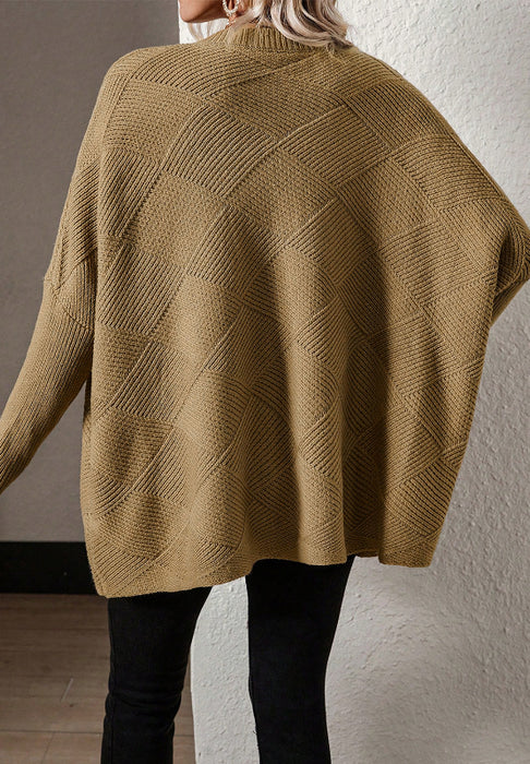 V-Neck Batwing Sweater