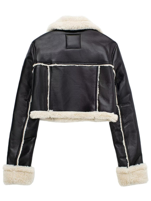 Women's Sherpa Cropped Jacket