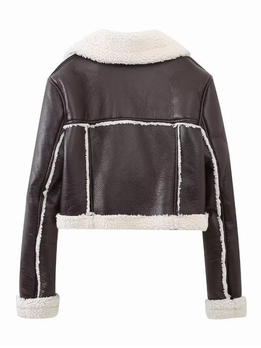 Women's Sherpa Cropped Jacket