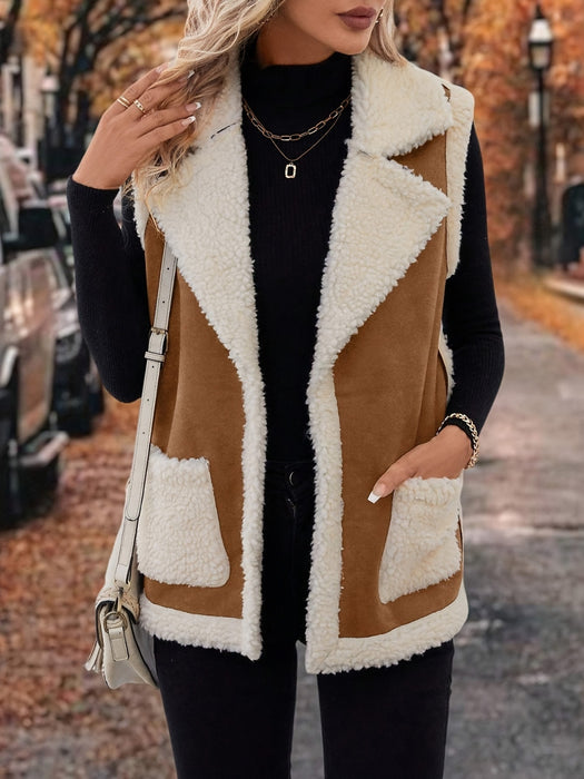 Women's Sherpa Vest Coat