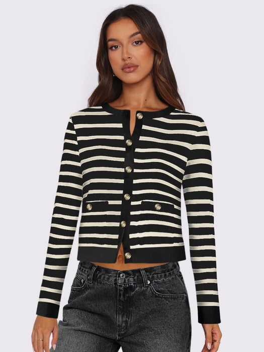 Striped Cardigan