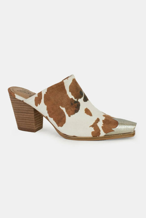 Western Metal-Toe Mules